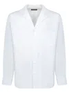 Dolce & Gabbana White Linen Shirt In White