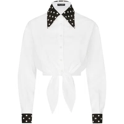Dolce & Gabbana Shirts In White/black