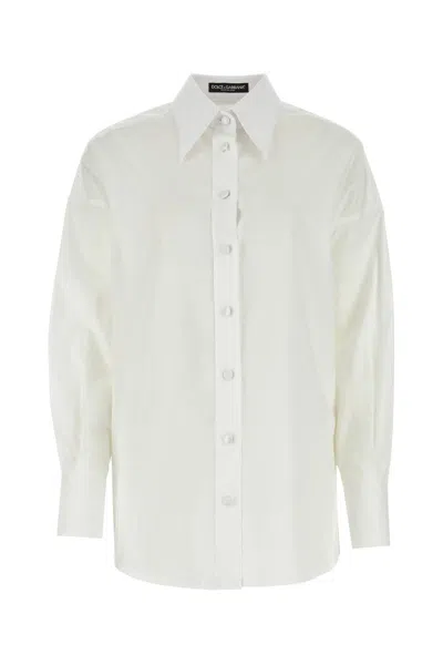 Dolce & Gabbana Shirts In Whiteottic