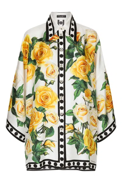 Dolce & Gabbana Shirts In Yellow