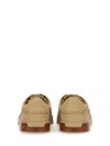 Dolce & Gabbana Cappuccino Leather Portofino Sneakers In Beige