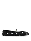 Dolce & Gabbana Black And White Flat Shoes In Black
