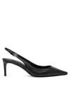 Dolce & Gabbana Dolce&gabbana Low Black Patent Leather Slingback In Black