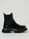 Dolce & Gabbana Black Leather Boots In Black