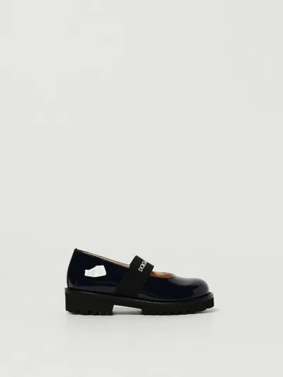 Dolce & Gabbana Shoes  Kids Color Blue In Black