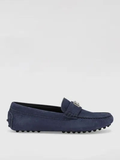 Dolce & Gabbana Kids' Blue Nubuck Loafers