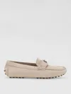 Dolce & Gabbana Kids' Beige Nubuck Loafers In Brown