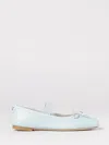 Dolce & Gabbana Bow-detail Ballet Flats In Blue