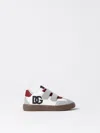 Dolce & Gabbana Leather-trimmed Sneakers In Rot