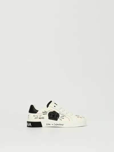 Dolce & Gabbana Shoes  Kids Color White In Black