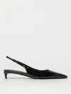 Dolce & Gabbana Patent Leather Cardinale Slingbacks In Black
