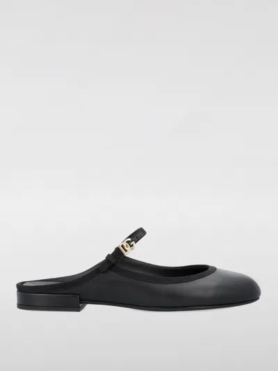 DOLCE & GABBANA FLAT SHOES DOLCE & GABBANA WOMAN COLOR BLACK,F89923002