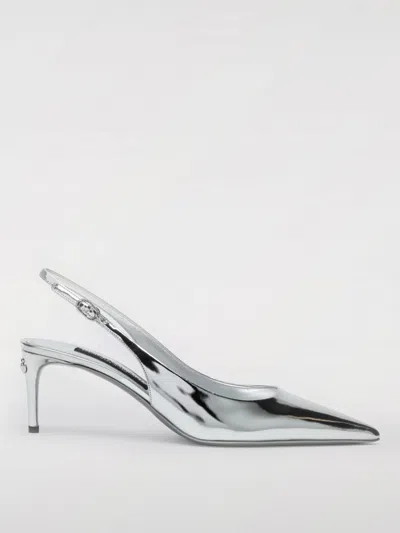 DOLCE & GABBANA PUMPS DOLCE & GABBANA WOMAN COLOR SILVER,G67548061