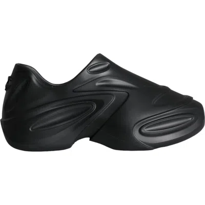 Pre-owned Dolce & Gabbana Shoes Men Black Foiled Rubber Toy Low Top Sneakers Eu44 / Us11
