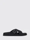 Dolce & Gabbana Luxurious Calfskin Sandals For Men In Black