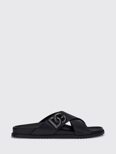 DOLCE & GABBANA DOLCE &AMP; GABBANA DOLCE & GABBANA LEATHER SANDAL,I02012002