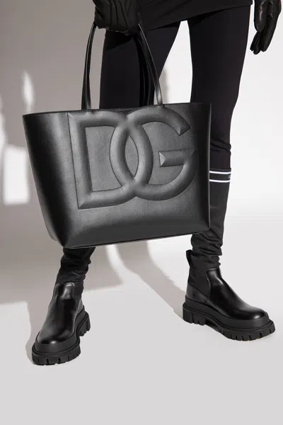 Dolce & Gabbana Shopper Bag In Black