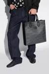 Dolce & Gabbana Shopper Bag With Monogram In Grey