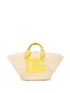 Dolce & Gabbana Medium Kendra Dg Tote Bag In Beige
