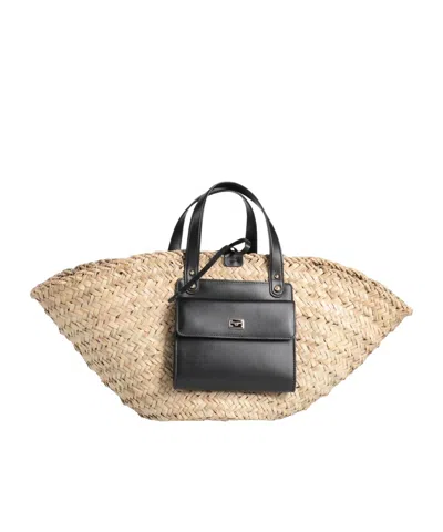 Dolce & Gabbana Shopper Handbags In Nude