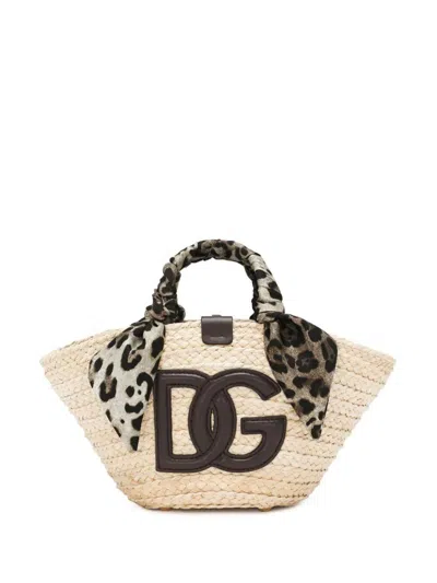 Dolce & Gabbana Shopping Little Kendra Bags In Brown