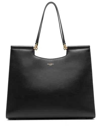 Dolce & Gabbana Shopping Sicily Grande In Black  