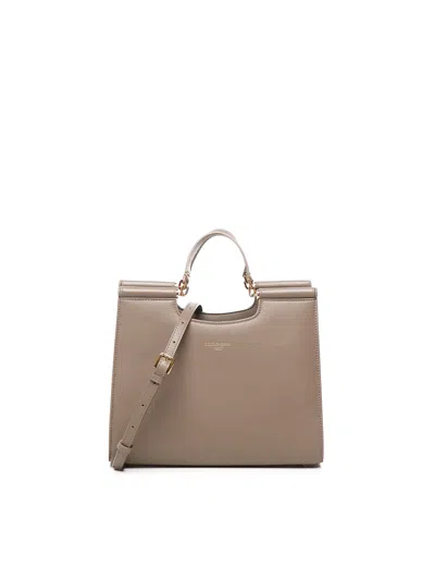 Dolce & Gabbana Shopping Sicily Small In Grey
