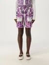 Dolce & Gabbana Maiolica Bermuda And Short Multicolor In Purple