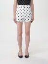 Dolce & Gabbana Polka-dot High-waisted Shorts - Women's - Elastane/cotton In White