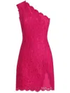 Dolce & Gabbana Short Shocking Pink Lace Dress In Multicolor