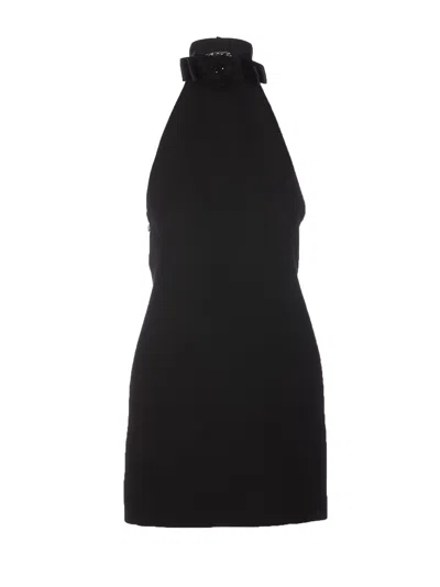 DOLCE & GABBANA SHORT DRESS WITH NECKLINE ON BACK