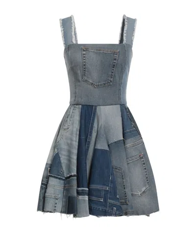 Dolce & Gabbana Short Dresses In Blue