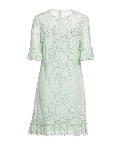 Dolce & Gabbana Short Dresses In Light Green