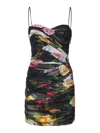 Dolce & Gabbana Short Floral Dress In Multicolour