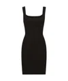 Dolce & Gabbana Dolce  Gabbana Short Jersey Sheath Dress In Black