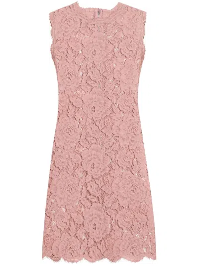 DOLCE & GABBANA SHORT LACE DRESS