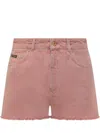 Dolce & Gabbana Regular Rise Flared Denim Shorts Clothing