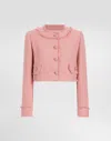 Dolce & Gabbana Dolce&gabbana Women Short Raschel Tweed Jacket