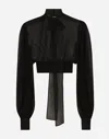 Dolce & Gabbana Long-sleeved Tops In Black