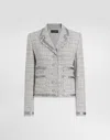 Dolce & Gabbana Jackets Gray In Multicolor