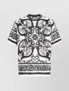 Dolce & Gabbana Maiolica T-shirt In Black