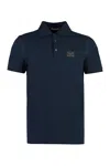 Dolce & Gabbana Cotton Polo Shirt With Buttoned Collar And Ribbed Accents
