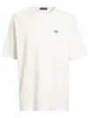 Dolce & Gabbana Short Sleeve Crew-neck T-shirt In Beige