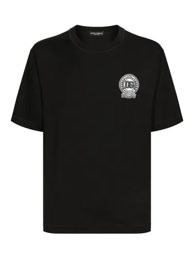 Dolce & Gabbana Black Dg Logo T-shirt