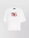 Dolce & Gabbana Short Sleeve Floral Logo T-shirt In Multi