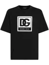 Dolce & Gabbana Logo Print T-shirt In Black