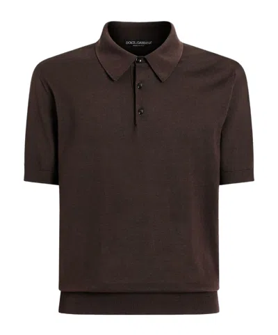 DOLCE & GABBANA DOLCE  GABBANA SHORT-SLEEVED POLO SHIRT