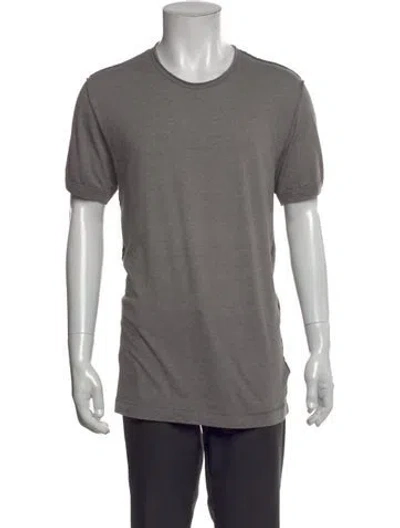 Pre-owned Dolce & Gabbana Short Sleeve Shirt In Gray