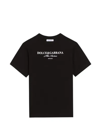 Dolce & Gabbana Kids' Short-sleeve T-shirt In Black
