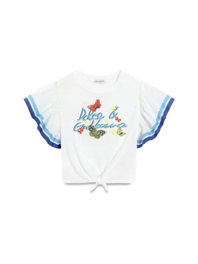 Dolce & Gabbana Short Sleeve T-shirt In White